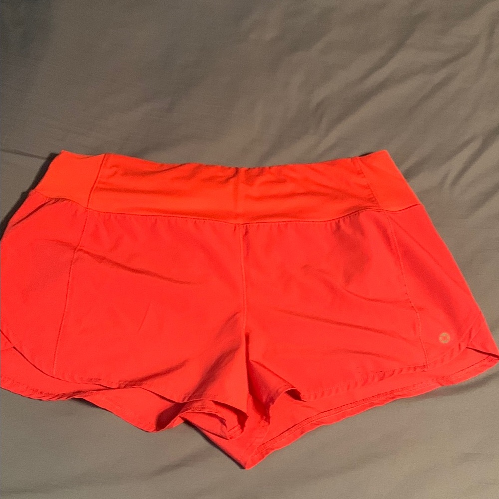 RBX Red Athletic Shorts Lightweight Performance Design